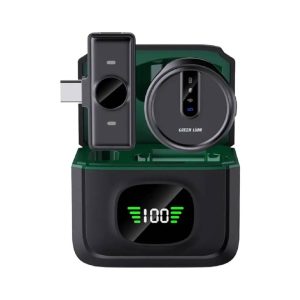 میکروفون بی‌سیم گرین لاین GM-88X با نمایشگر دیجیتال باتری