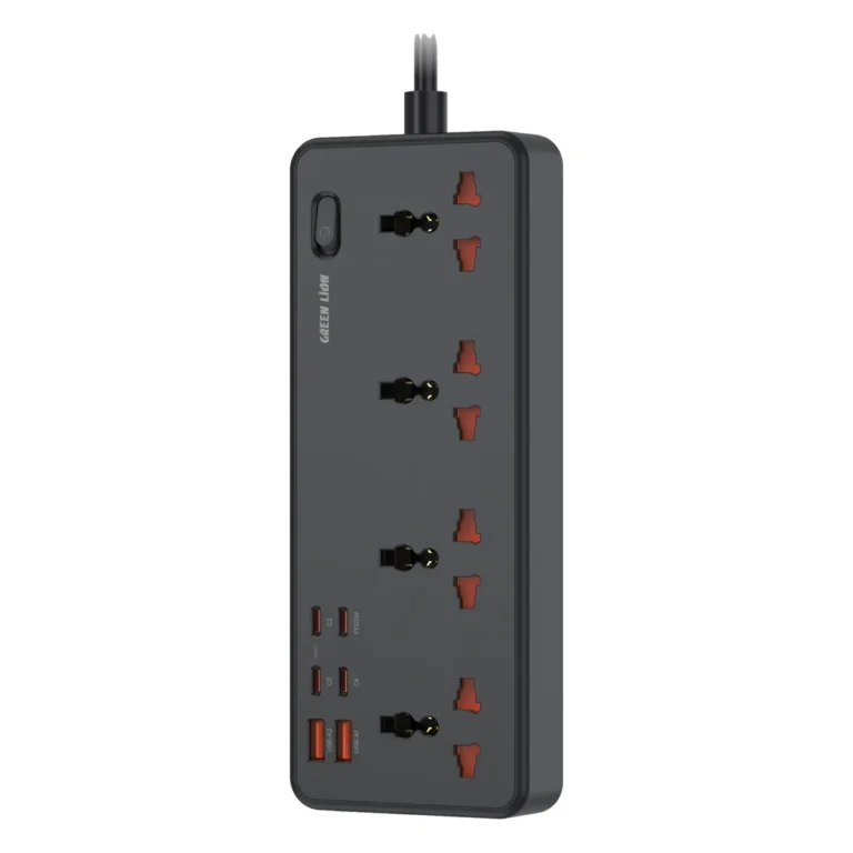 چندراهی برق و شارژر رومیزی گرین لاین Green Lion GS-700 یونیورسال مدل GNGS700PSTIBK