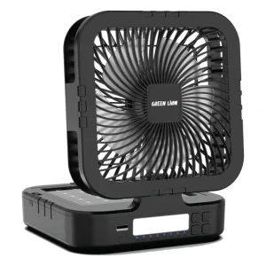 جعبه پنکه خورشیدی چندمنظوره Green Lion Solar Trio رنگ مشکی