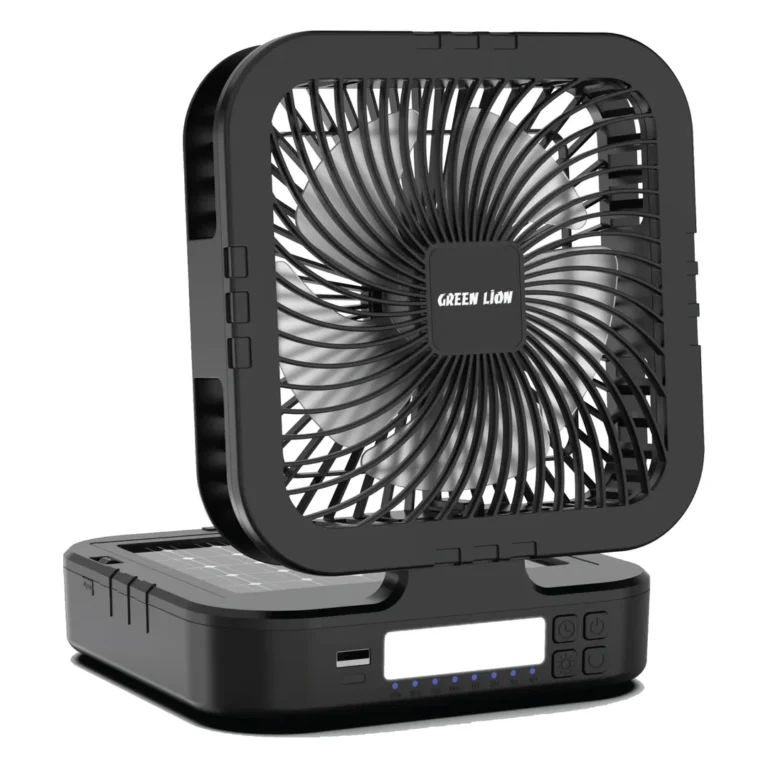 پنکه خورشیدی چندمنظوره Green Lion Solar Trio جعبه پنکه خورشیدی چندمنظوره Green Lion Solar Trio رنگ مشکی