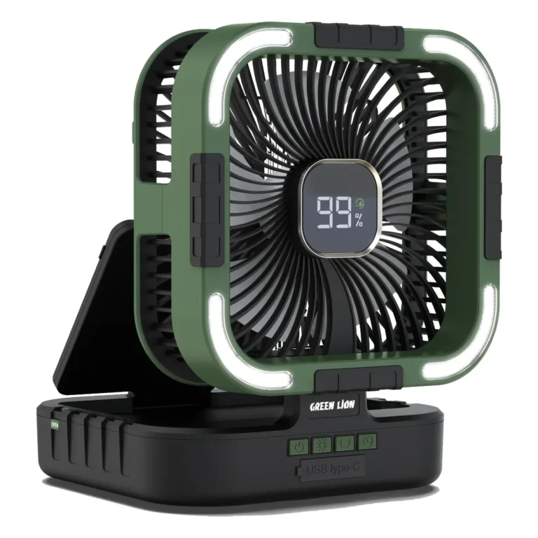 پنکه خورشیدی چندمنظوره Green Lion 3 in 1 Solar Fan
