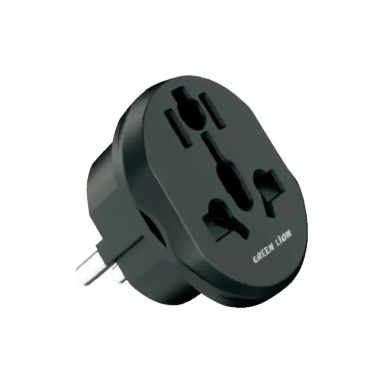 مبدل برق یونیورسال گرین لاین Green Lion EU Plug 2 مدل GNUVEUPLG2BK