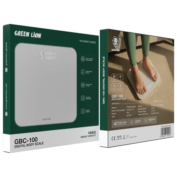 جعبه ترازو دیجیتال گرین لاین مدل GBC-100 GNGWS12BSCAWH