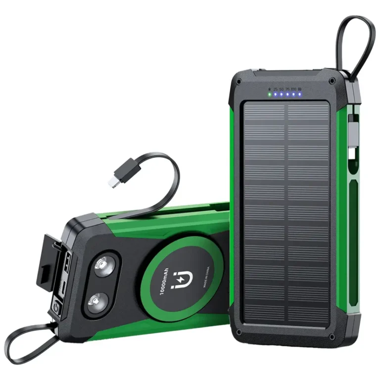 پاوربانک خورشیدی گرین لاین Solar Trex از نمای بغل