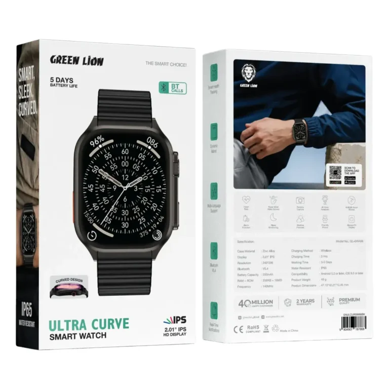 جعبه ساعت هوشمند گرین لاین Ultra Curve