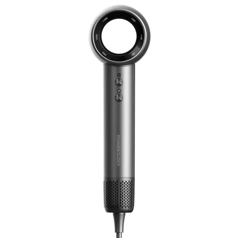PXMLV10GR-Powerology-lonFusion-Hot-Cold-Hair-Dryer-Gray-768x768 سشوار پاورولوژی ۱۴۰۰ وات مدل IonFusion PXMLV10GR با موتور براشلس