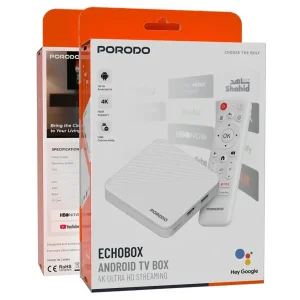 جعبه اندروید باکس پرودو مدل EchoBox 4K PDH96MAXWH
