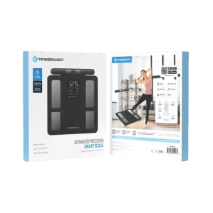 جعبه ترازو هوشمند پاورولوژی مدل Advanced Precision P8EBSCALE با الکترود دستی