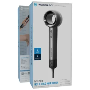جعبه سشوار پاورولوژی ۱۴۰۰ وات مدل IonFusion PXMLV10GR با موتور براشلس