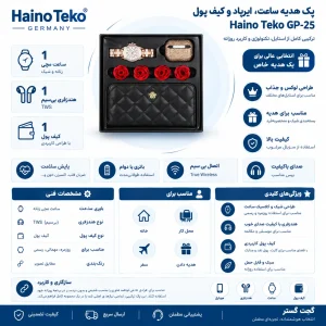 اینفوگرافیک پک هدیه مدل Haino Teko GP-25