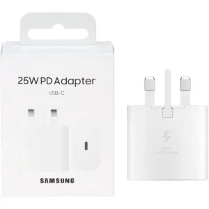 شارژر دیواری اورجینال سامسونگ Samsung مدل EP-TA800 توان ۲۵ وات سه پین