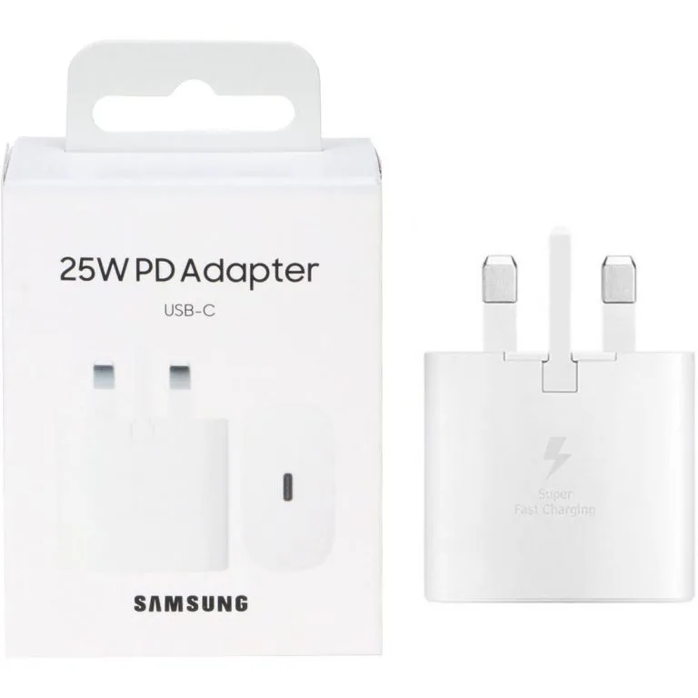 شارژر دیواری اورجینال سامسونگ Samsung مدل EP-TA800 توان ۲۵ وات سه پین