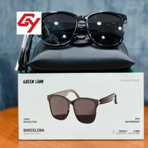 جعبه عینک هوشمند گرین لاین Barcelona با کنترل لمسی و لنز UV400