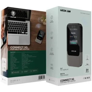 جعبه مودم جیبی 5G گرین لاین مدل GNCO5GRTRBK