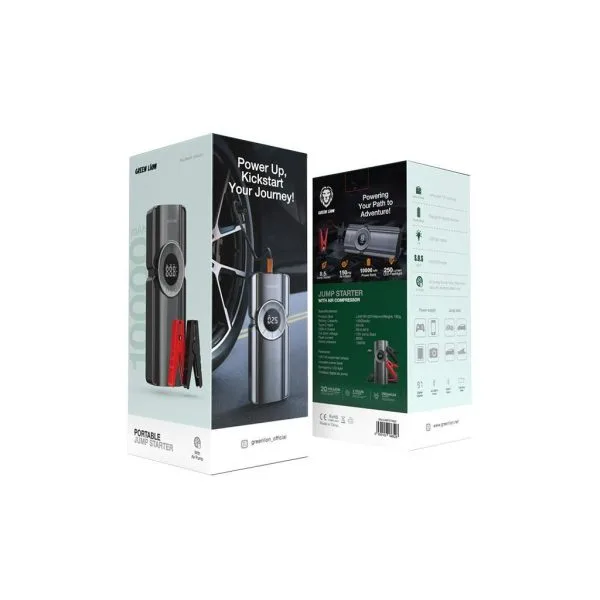 جعبه استارت باتری قابل حمل گرین لاین مدل Portable Jump Starter GNJUMPSTRBK