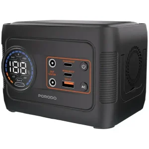 پاوراستیشن پرودو Porodo ForceBase 150W مدل PDD150GYBK با باتری 76.96Wh