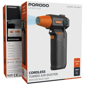 جعبه جت فن پرودو مدل Turbo Air Duster PDTBYMG826BK با موتور ۱۶۰ واتی