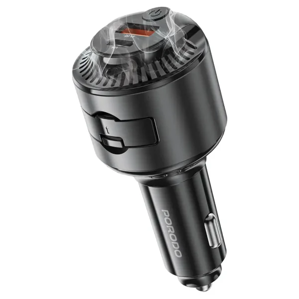 شارژر فندکی ۷۵ وات و خوشبوکننده هوا پرودو مدل MistCharge PDC40BK با کابل داخلی