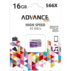 کارت حافظه microSDXC ادونس Advans مدل X-566 ظرفیت 16 گیگابایت با استاندارد UHS-I U3 و V30